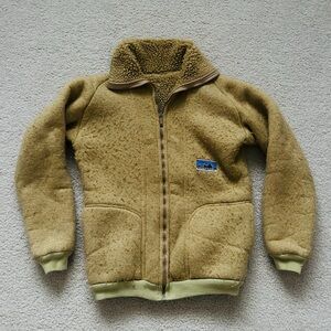 Vintage 1970s Patagonia Deep Pile Jacket Fleece Jacket Outer Mens Size S/XS